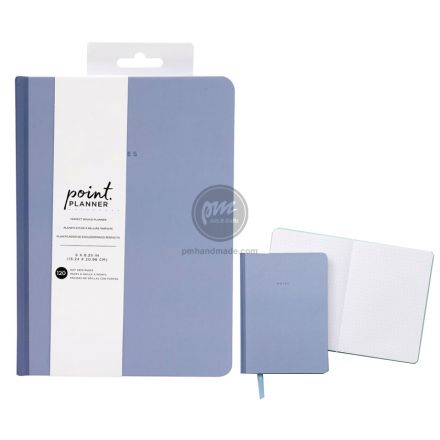 Sổ ghi chú bìa cứng màu xanh hiệu AC