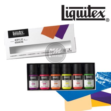 Liquitex professional Gouache Set Fluorescents 6x59ml