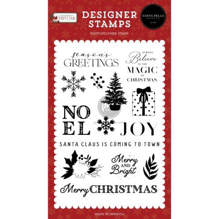 Bộ dấu trong mẫu Wonderful Christmas