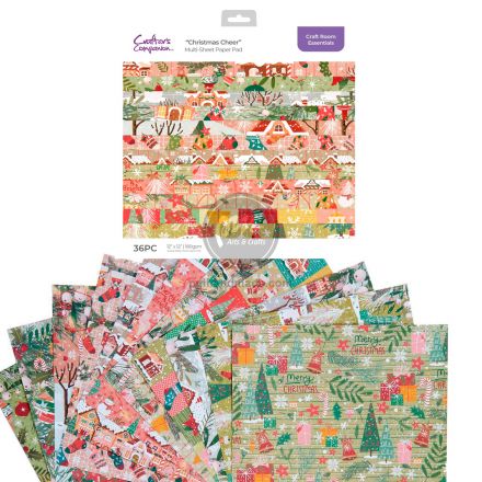 Giấy paper pad mẫu Christmas Cheer 12"x12" (bán lẻ)