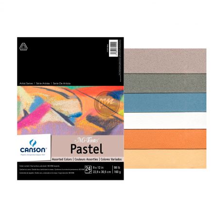 Tập giấy vẽ pastel Canson Mi-Teintes 9