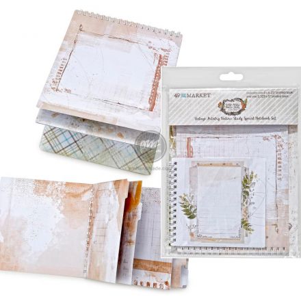 Combo 2 Quyển scrapbook Nature Study Spiral