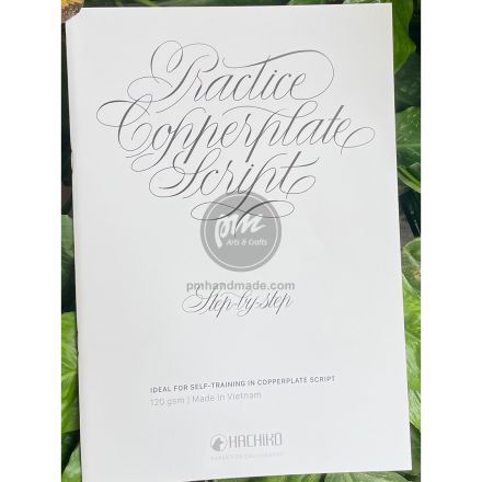 Sổ hướng dẫn viết thư pháp kiểu chữ Copperplate