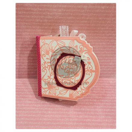 Scrapbook handmade 13 x13 cm mẫu the-life-you-love (màu hồng)