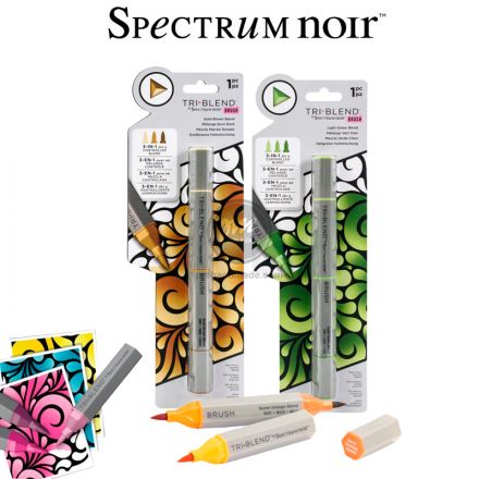 Bút lông 3 màu Spectrum Noir triblend brush