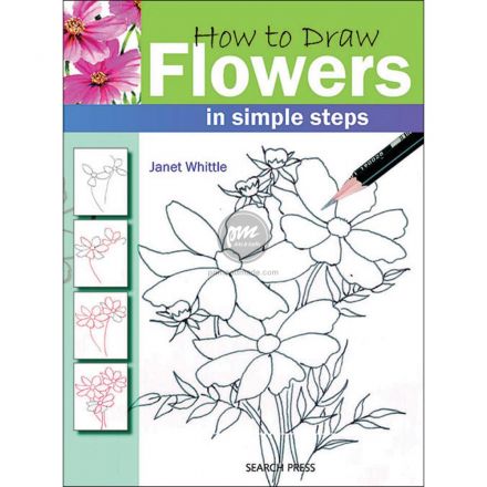 Sách hướng dẫn vẽ hoa các bước đơn giản