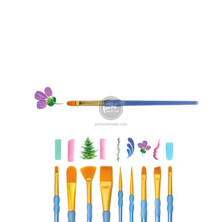 Cọ vẽ crafter's choice gold taklon filbert