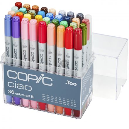 Bộ bút Copic ciao 36 màu set B