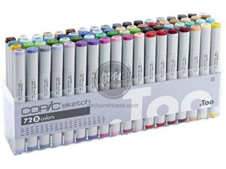 Bộ bút Copic sketch 72 màu set B