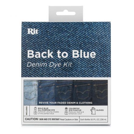 Rit dye Denim - Combo màu nhuộm vải Rit back to blue