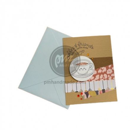 Thiệp mẫu coffee cup 10.5 x 14 cm