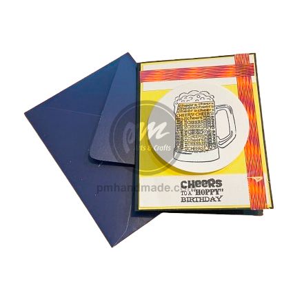 Thiệp sinh nhật mẫu darcie's cheers 10.5 x 14 cm