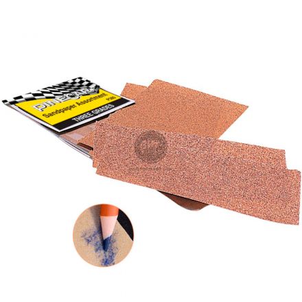 Xấp 6 tờ giấy nhám mài chì sandpaper 6 x 11 cm