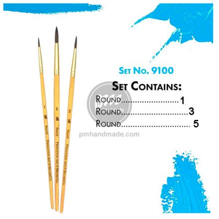 Bộ cọ màu nước Princeton 9100