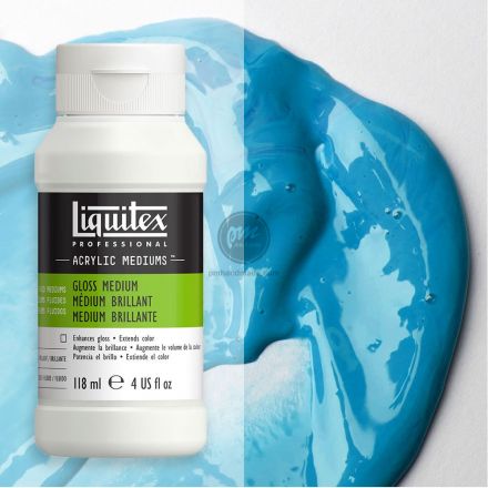 Liquitex gloss fluid medium pha loãng màu 118ml