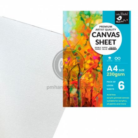 Vải canvas size a4 230gsm 100% cotton