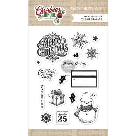 Bộ dấu in trong mẫu Christmas Junque