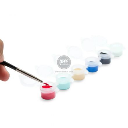 Hủ đựng màu 5mlx6 - Empty Paint Cups
