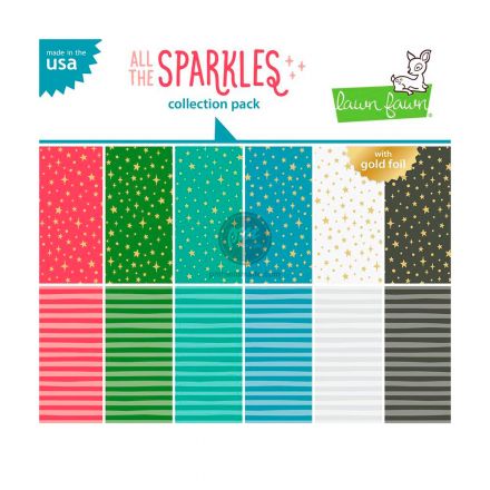 Paper pack mẫu All The Sparkles Collection- Lawn Fawn