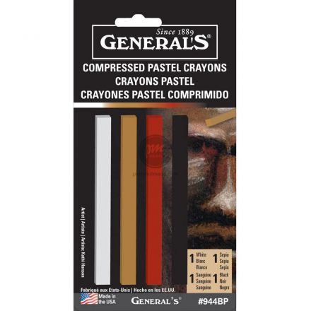 Bộ 4 Phấn tiên nén Compressed Pastel General's