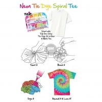 Hướng dẫn từng bước nhuộm áo thun Tie Dye