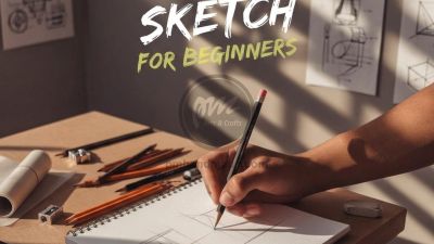 Hướng dần các bước vẽ sketch cơ bản bằng chì (phần 1)
