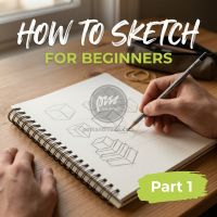 Hướng dẫn các bước vẽ sketch cơ bản bằng chì (phần 1)
