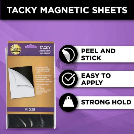 Tấm nam châm 1 mặt keo Aleene's Tacky Magnetic Sheets