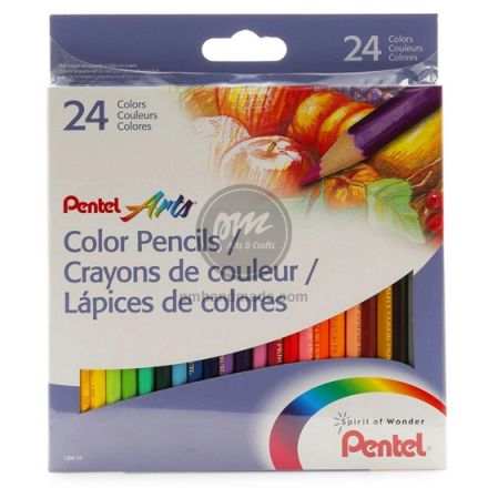 Bộ Bút Chì Màu Pentel 24 màu CB8-24U