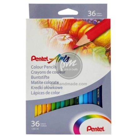 Bộ Bút Chì Màu Pentel 36 màu CB8-36U
